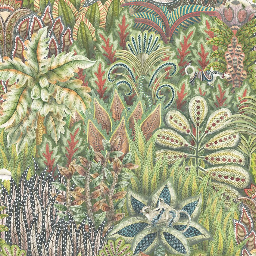 Cole and Son Singita Green Wallpaper 109/7034.CS.0