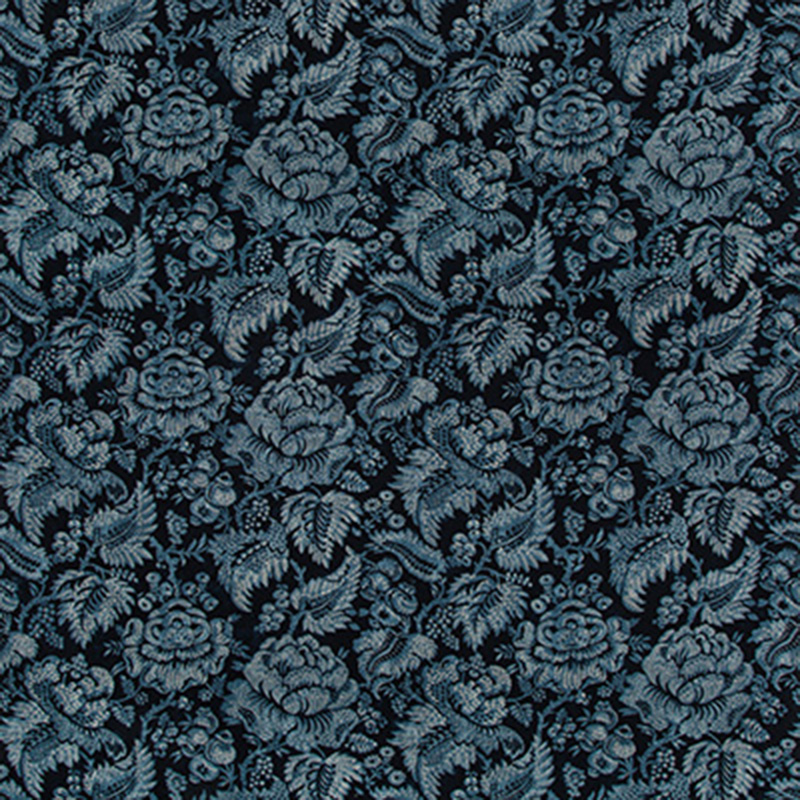 8019125.50.0 Wesserling Print - Indigo - Brunschwig & Fils Fabric