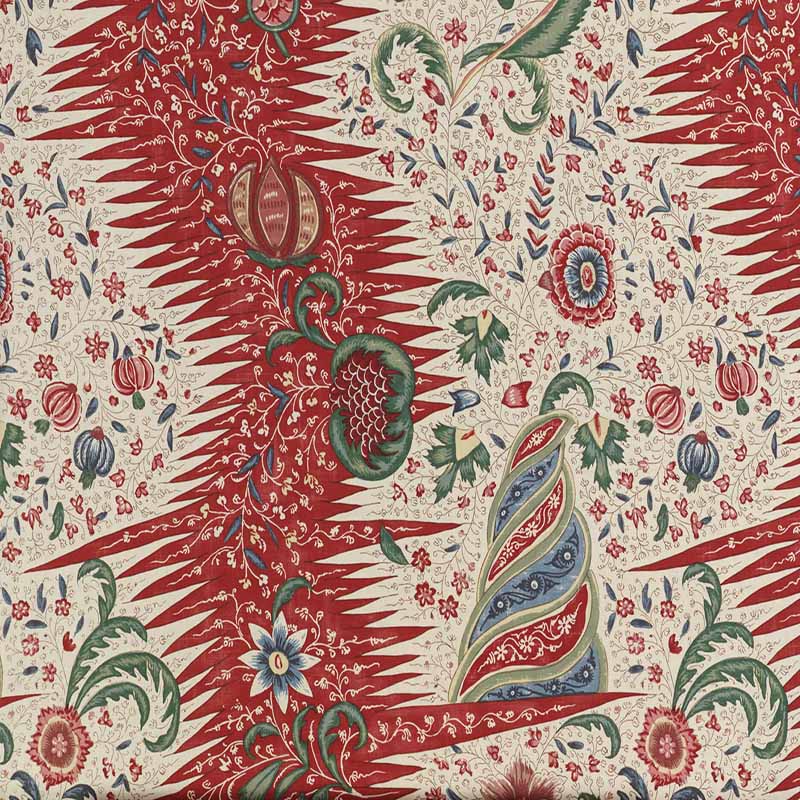 Pierre Frey La Riviere Enchantee Rouge Fabric Off Samples