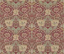 Morris and Co Honeysuckle & Tulip Red/Gold Wallpaper DM3W214700