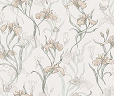 Sandberg Iris Powder Pink Wallpaper WSB 003501013