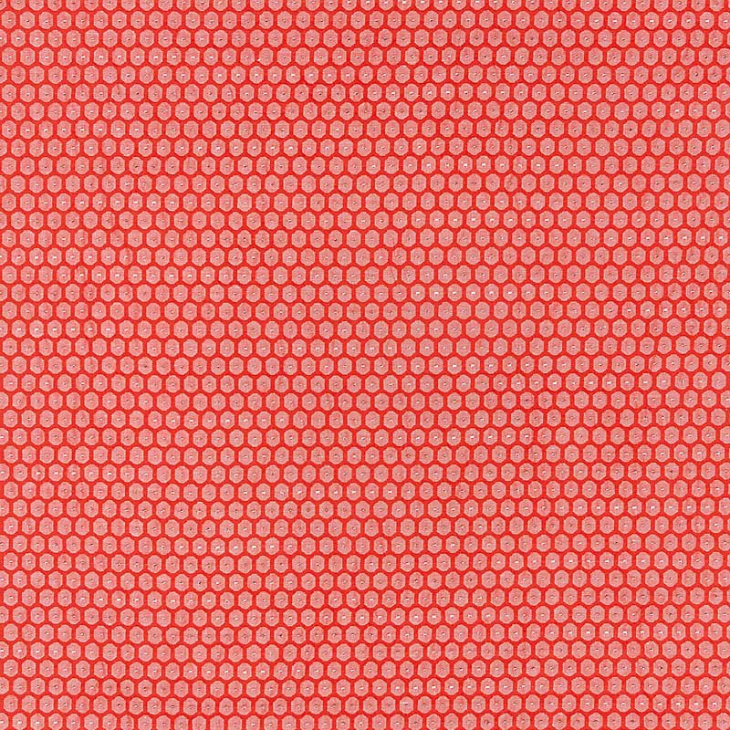 Grey Watkins Honeycomb Weave Coral Fabric GW 000227209