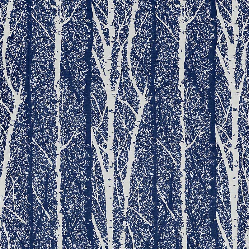Grey Watkins Birch Weave Cobalt Fabric GW 000427205