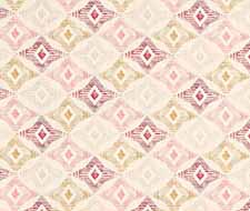 Guell Lamadrid Ava Natural And Ochre And Pink Fabric GL641/17