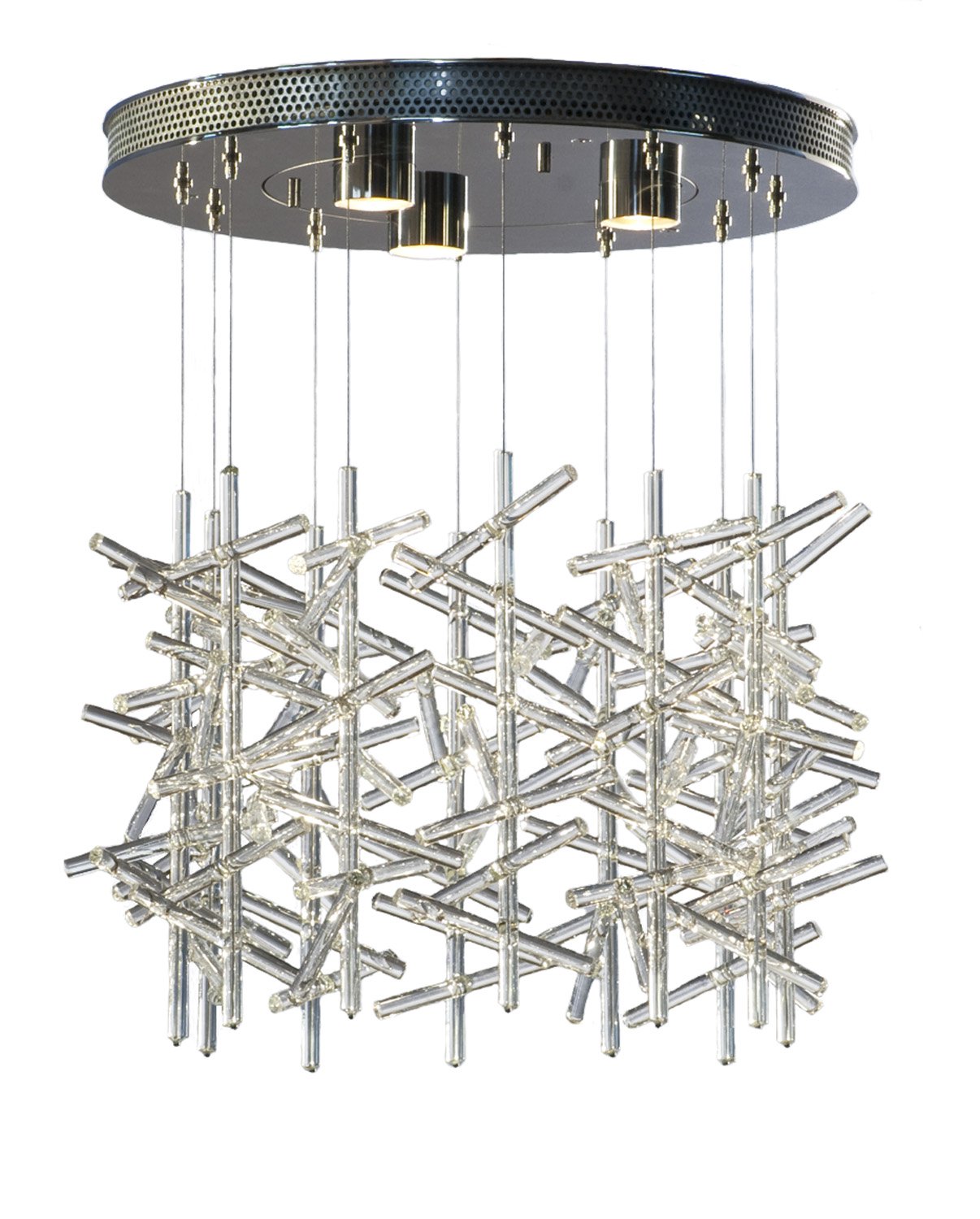 charles loomis lighting stix ceiling mount chandelier