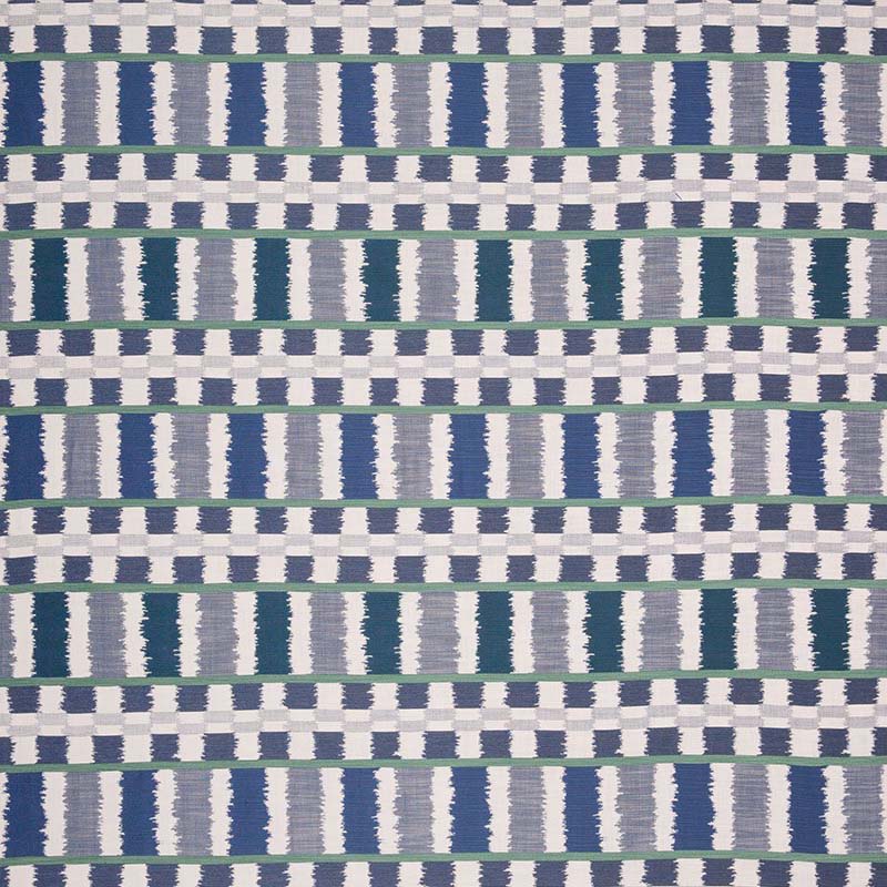 Christopher Farr Lapaz Perennials Blue Fabric 40% Off | Samples