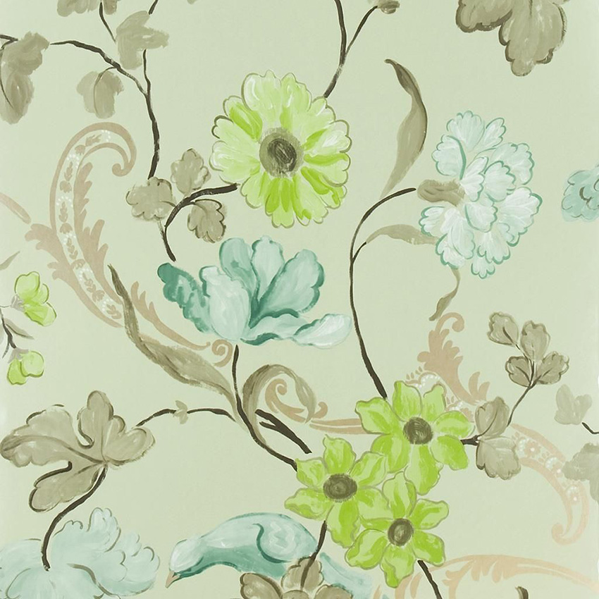 Designers Guild Whitewell Celadon Wallpaper 40% Off | Samples