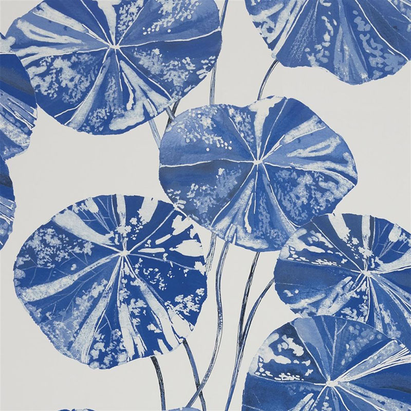 105757 - Graham & Brown, Aqueous Geo Cobalt Removable Wallpaper