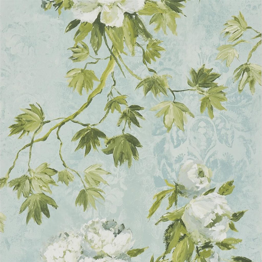 Designers Guild Floreale Celadon Wallpaper 40% Off | Samples