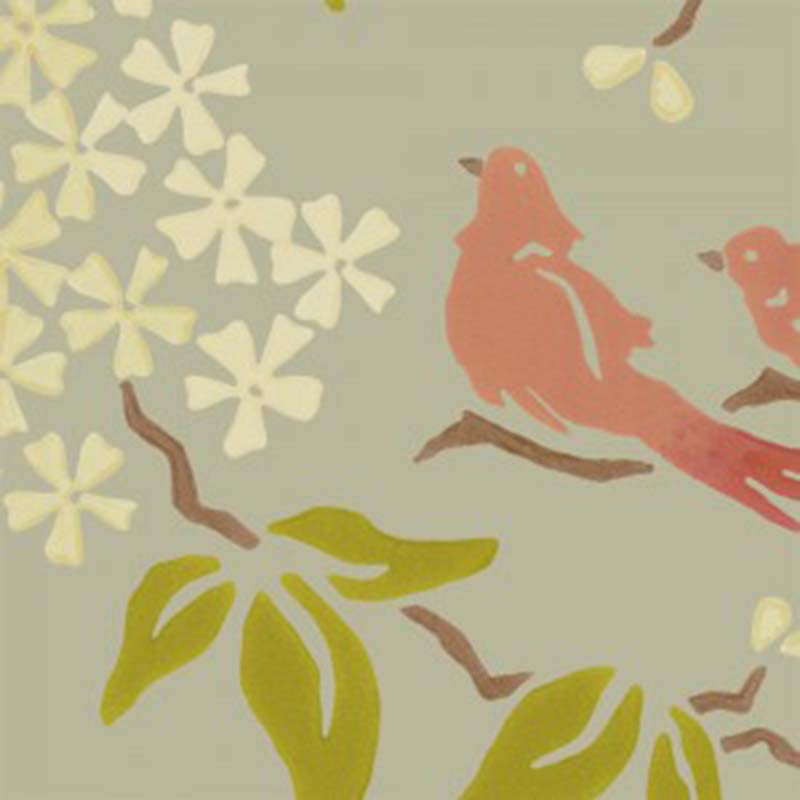 Galbraith and Paul Birds Sage Wallpaper 40% Off | Samples