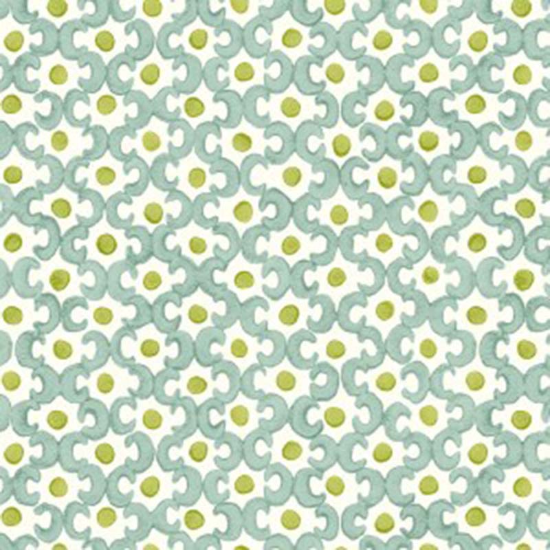 Galbraith and Paul Lattice Baby Blue Kiwi Wallpaper 40% Off | Samples