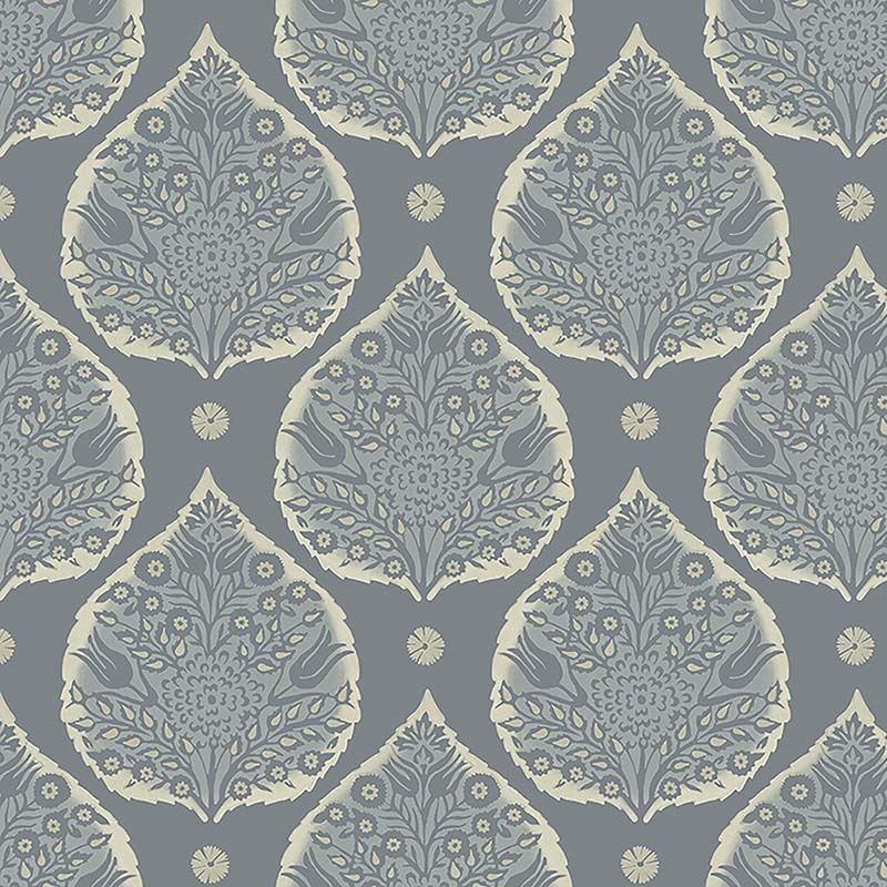 Galbraith and Paul Little Lotus Anvil Wallpaper 40% Off | Samples