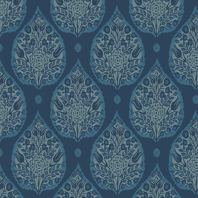 Galbraith and Paul Little Lotus Spruce Wallpaper 40% Off | Samples