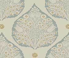 Galbraith and Paul Lotus Indigo Wallpaper 40% Off | Samples