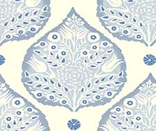 Galbraith and Paul Lotus Indigo Wallpaper 40% Off | Samples