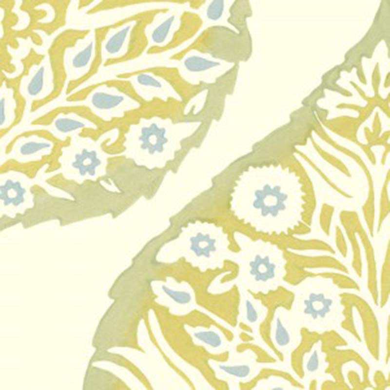 Galbraith and Paul Lotus Fennel Wallpaper 40% Off | Samples