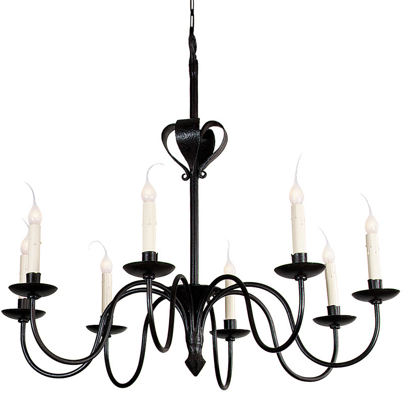 Mona 8 Light Chandelier Ironware International L A Design Concepts Mona 8 Light Chandelier