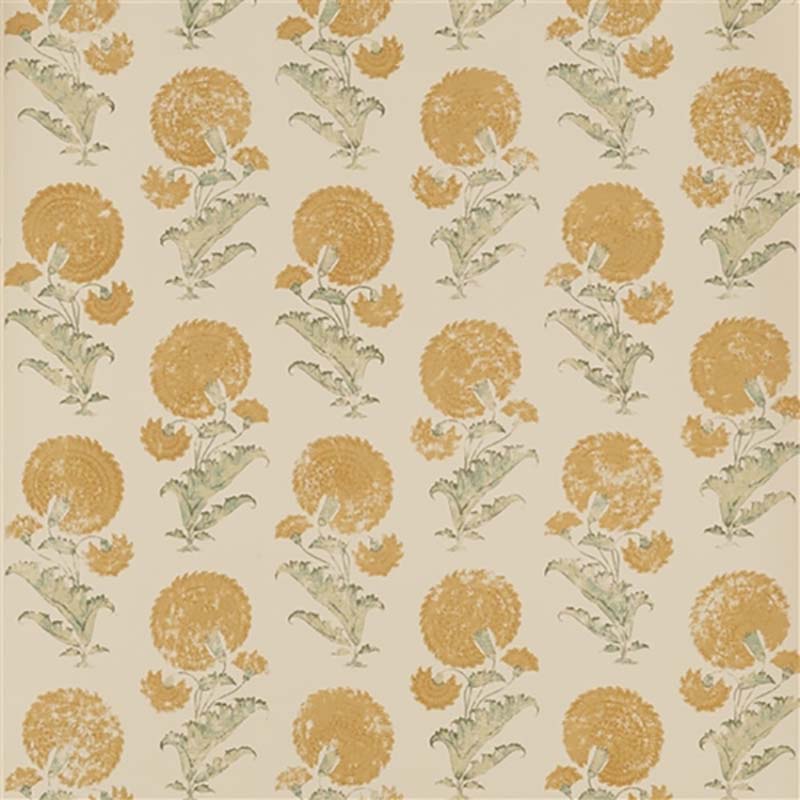Jasper Indian Flower Saffron Wallpaper 40% Off | Samples