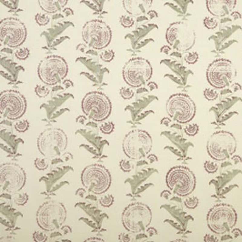 Jasper Indian Flower Sage Clay Fabric 40% Off | Samples