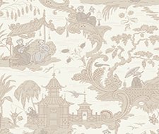 Chinese Toile by Cole & Son - Red - Wallpaper - 100/8041