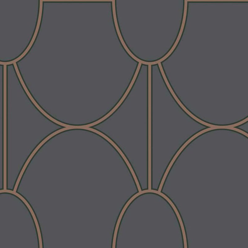 Cole and Son Riviera Charcoal Wallpaper 40 Off Samples