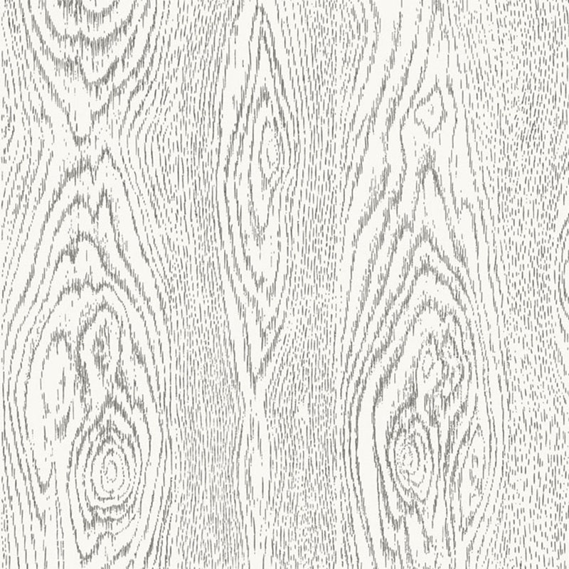 Cole and Son Wood Grain Black And White Wallpaper 40% Off | Samples