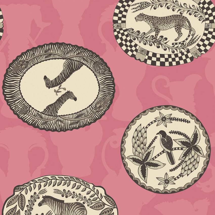 Cole and Son Matrinah Pink Wallpaper 40 Off Samples