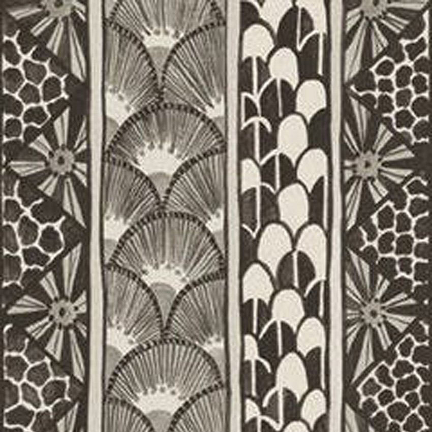 Cole and Son Ardmore Border Black & White Wallpaper 40 Off Samples