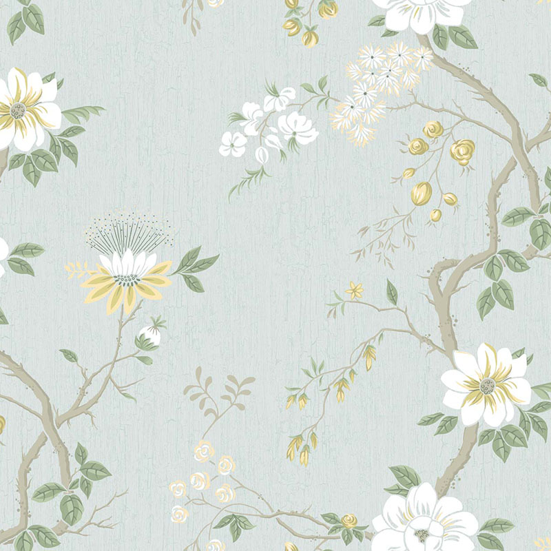 Cole And Son Camellia Lemon Sage Prm Blu Wallpaper 40 Off Samples