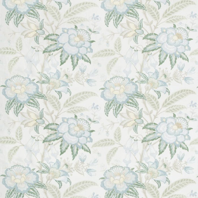 Lee Jofa Davenport Print Sea Mist Fabric 40% Off 