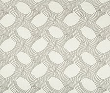 1-1/2 yards Kravet / Thom Felicia 32836 Fobes in Metro - Silver Diamond Trellis Drapery Upholstery Fabric - Below Wholesale deals - Free Shipping