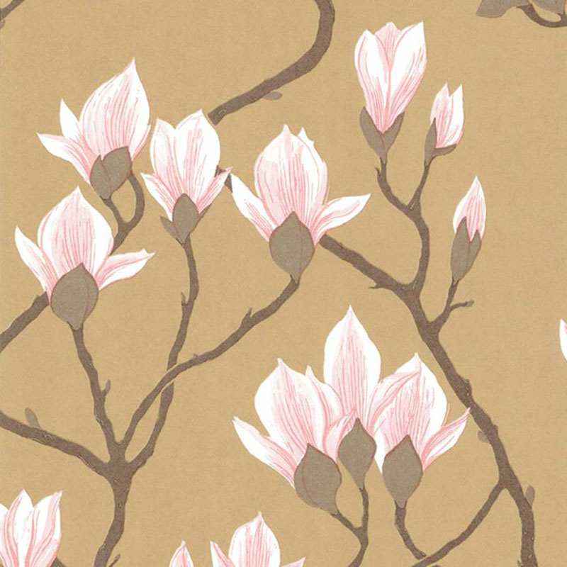Cole and Son Magnolia Gold Wallpaper 40 Off Samples