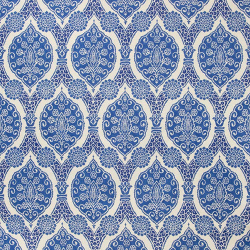 Brunschwig and Fils Sufera Print Blue Fabric 40% Off | Samples