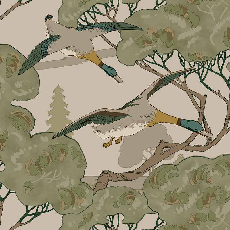 Mulberry home discount flying ducks fabric