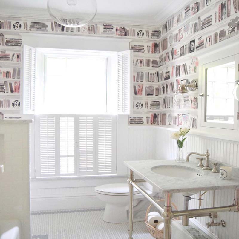 Kravet Design Bella Books Confetti Wallpaper 40% Off | Samples