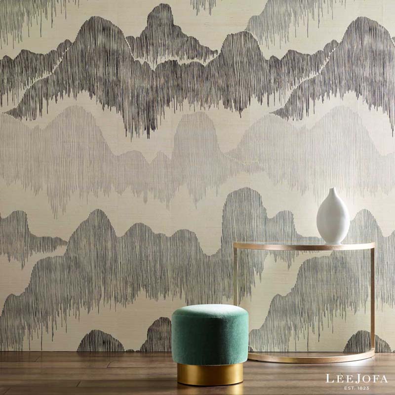 Groundworks District Paper Cobalt Wallpaper | DecoratorsBest