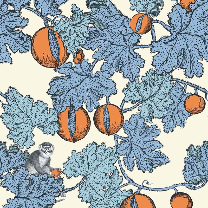 Cole and Son Frutto Proibito Hyacinth & Orange Wallpaper (Samples)