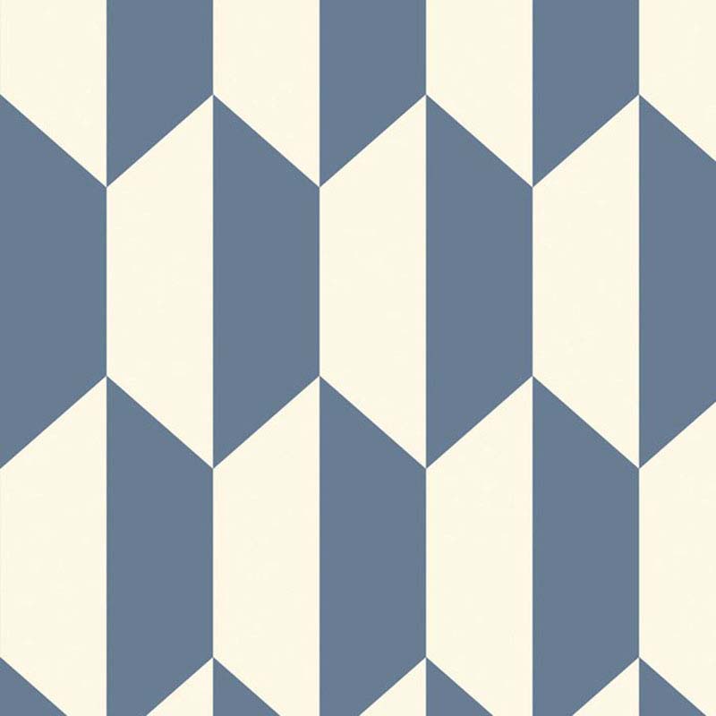 Cole and Son Tile Blue And White Wallpaper (Samples)