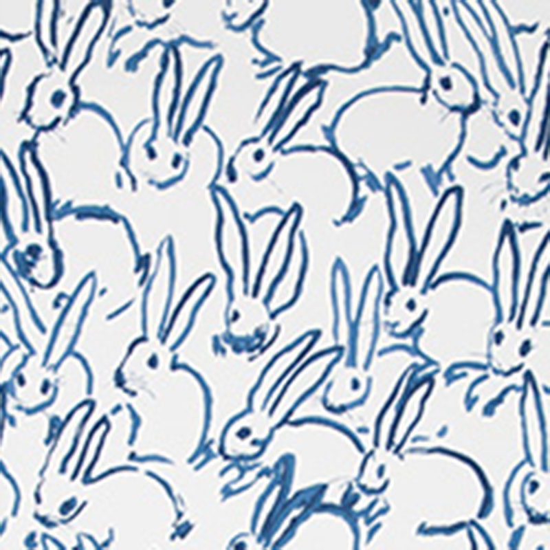 Hutch Pink Bunny 4x4 Fabric Sample