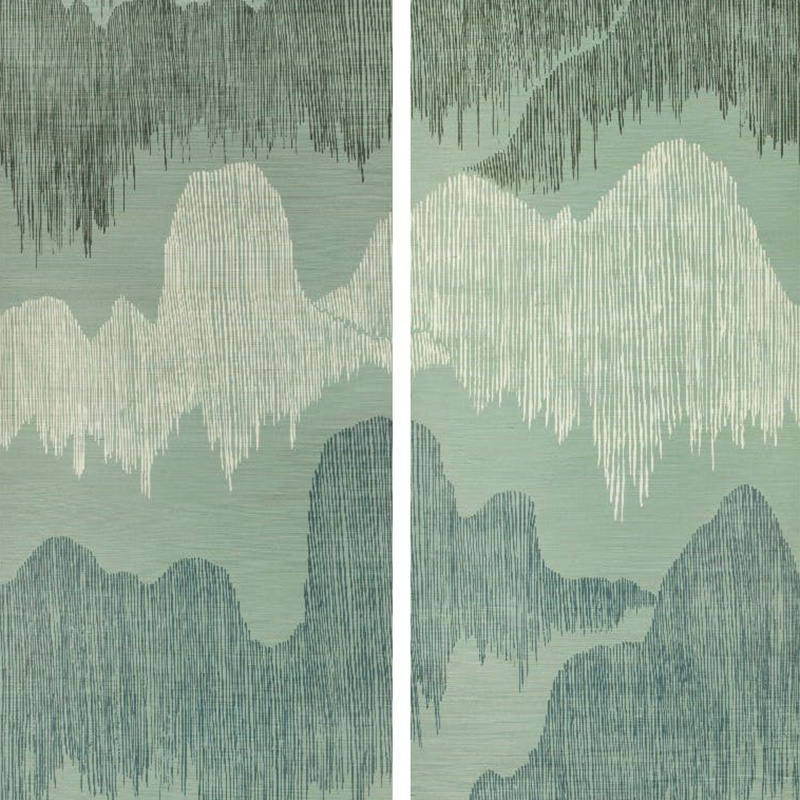 Groundworks Cascadia Paper Blush Wallpaper 40% Off | Samples