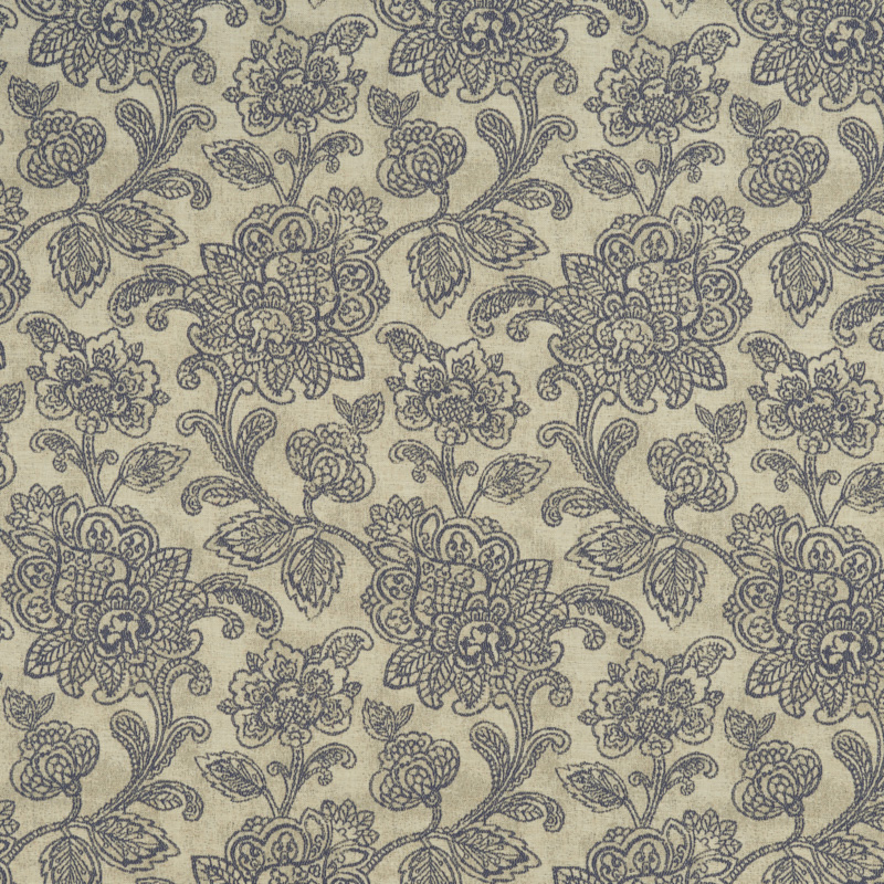 Clarke and Clarke Cranbrook Midnight Fabric 40% Off | Samples