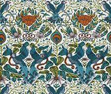 Clarke And Clarke Amazon Navy Wallpaper 40 Off Samples