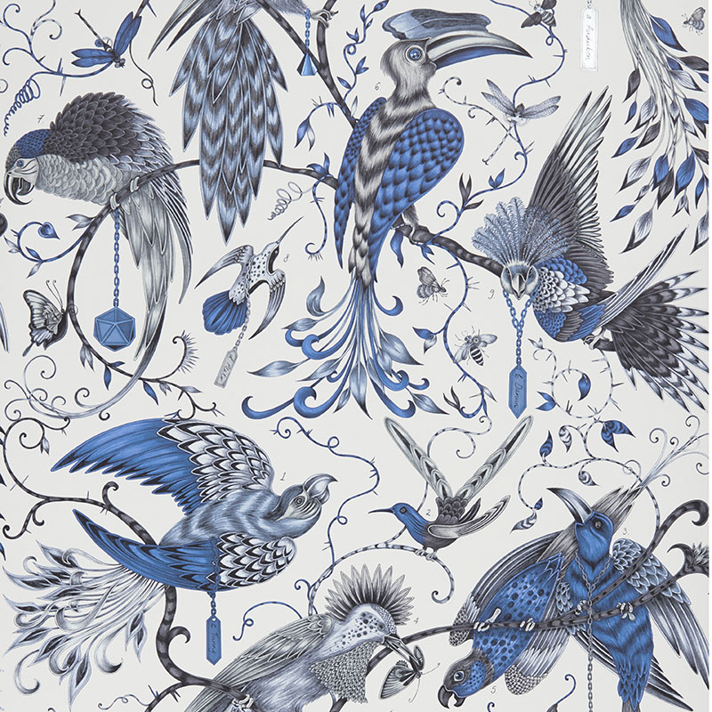 Audubon by Emma J Shipley  Gold  Wallpaper  Wallpaper Direct