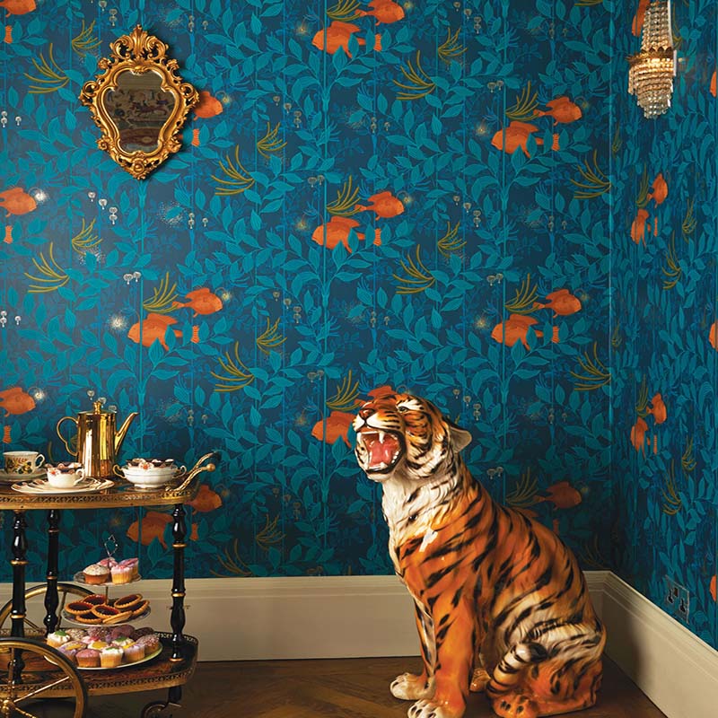 Cole and Son Nautilus Dark Green Wallpaper 40 Off Samples