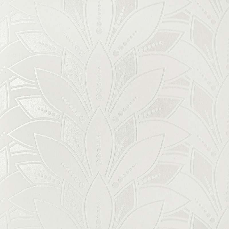 Maxwell Astoria Flock Ivory Wallpaper 40% Off | Samples