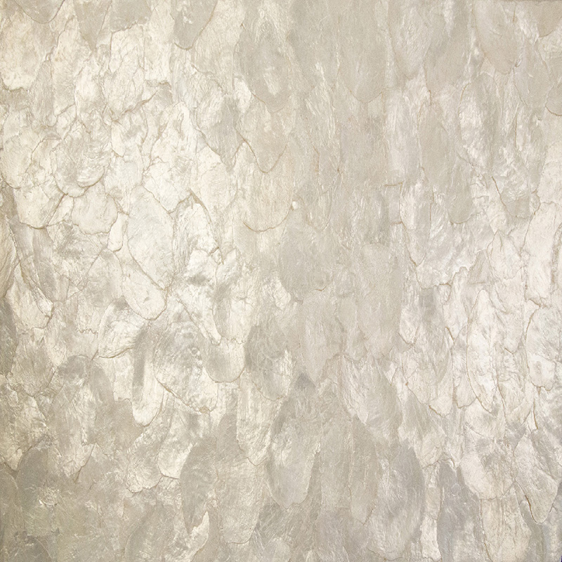 Maya Romanoff Mother of Pearl On the Half Shell Oyster Wallpaper 40% Off |  Samples