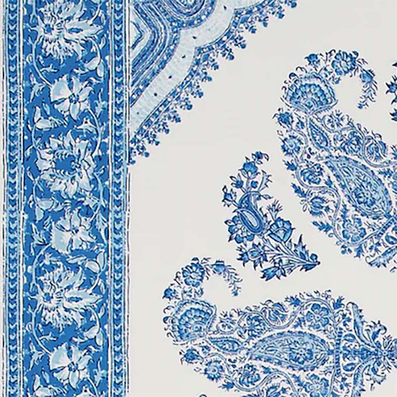 Peter Dunham Samarkand Outdoor Indigo on White Fabric 40 Off Samples