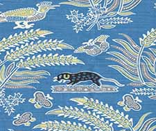 China Seas Malay Batik French Blue Fabric 2320-04