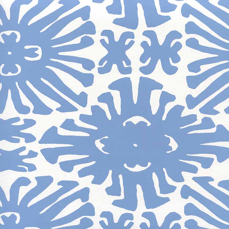 China Seas Sigourney Small Scale New Blue Wallpaper 40% Off | Samples