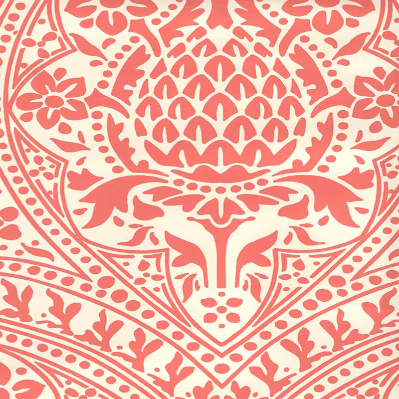 Quadrille Pina Tomato Wallpaper 40 Off Samples